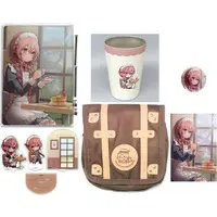 Amayui Moka - Acrylic stand - Acrylic Art Plate - Tumbler, Glass - Pouch - Badge - Tableware - Postcard - Birthday Merch Complete Set - VSPO!