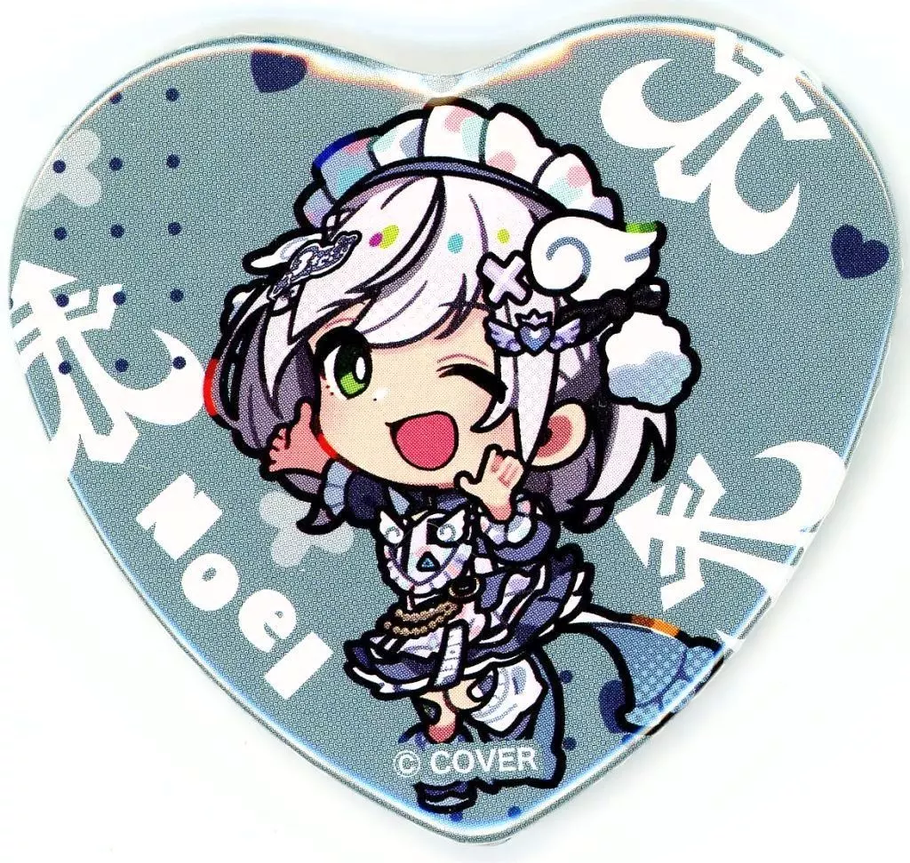 ホロライブ きゅるるん大作戦 缶バッジ 白銀ノエル Shirogane Noel - Badge - hololive (白銀ノエル(ミニキャラ