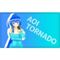 Tornado Aoi - Trading Card Supplies - Desk Mat - VTuber
