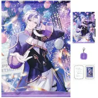 Fuwa Minato - Acrylic Key Chain - Character Card - Key Chain - Acrylic Art Plate - Tapestry - Birthday Merch Complete Set - Nijisanji