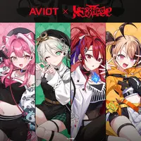 hololive English - Earphone - hololive x AVIOT - hololive English Justice x AVIOT - Raora Panthera & Cecilia Immergreen & Elizabeth Rose Bloodflame & Gigi Murin