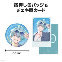 Nagisa Trout - NIJISANJI Petit - Character Card - Badge - Nijisanji