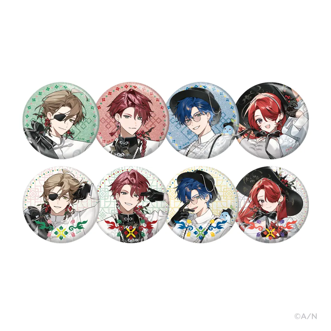 Eden-gumi - Eden-gumi 5th Anniversary - Badge - Lain Paterson & Oliver Evans & Leos Vincent & Lauren Iroas (Random Item)