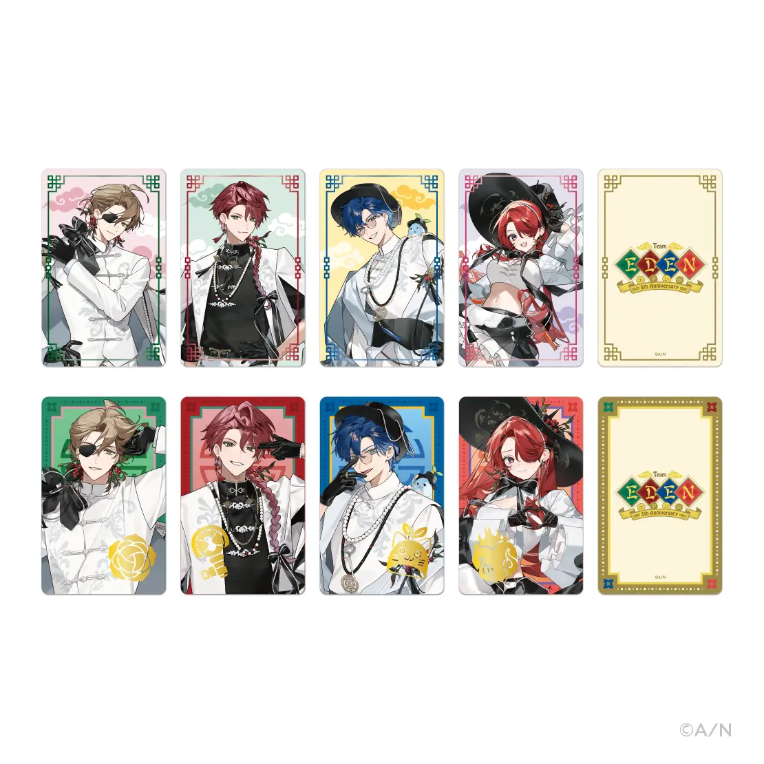 Eden-gumi - Eden-gumi 5th Anniversary - Character Card - Lauren Iroas & Leos Vincent & Oliver Evans & Lain Paterson (Random Item)