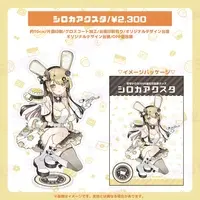 Hanamori Shiroka - Stickers - Badge - Hand-signed - Acrylic stand - VTuber (Random Item)