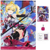 Tachitsute Toto - Acrylic Key Chain - Character Card - Key Chain - Acrylic Art Plate - Tapestry - Birthday Merch Complete Set - Nijisanji