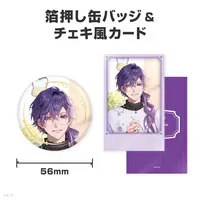 Uki Violeta - Character Card - Badge - NIJISANJI Petit - Nijisanji