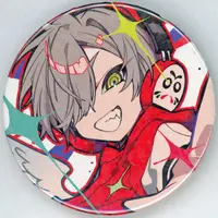 Daruma is God - Badge - Crazy Raccoon