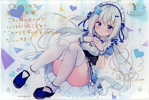 Tenshi Nano - Acrylic Art Plate - Acrylic stand - Masquerade
