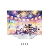 Debidebi Debiru & Lunlun - DeviLun's Summer Vacation - Acrylic stand - Nijisanji