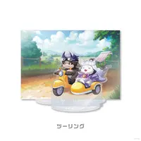 Debidebi Debiru & Lunlun - DeviLun's Summer Vacation - Acrylic stand - Nijisanji