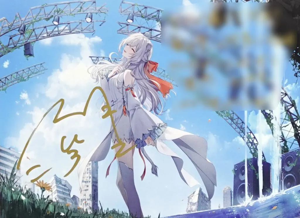 Shishiro Botan - Postcard - hololive (獅白ぼたん 直筆サイン