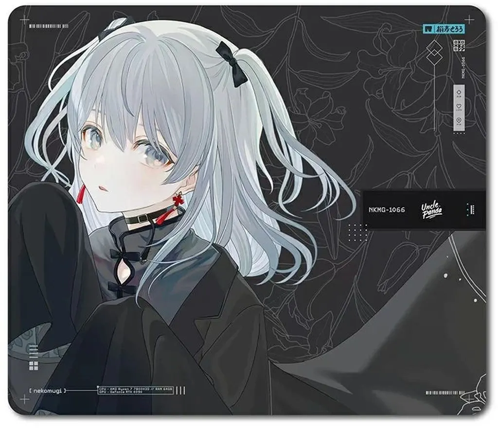 Nekomugi Tororo - Mouse Pad - VTuber (猫麦とろろ 第二弾ガラス