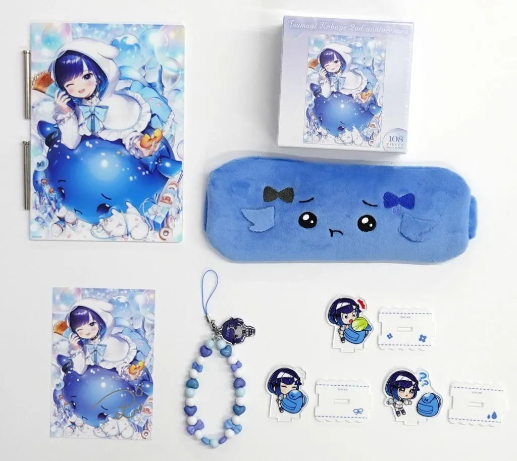 Tsumugi Kokage - Complete Set - Acrylic stand - Postcard - Key Chain - Jigsaw puzzle - Headband - Acrylic Art Plate - VSPO!