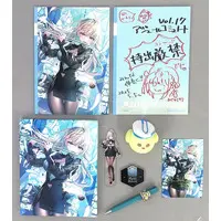 Honami Azusa - Acrylic stand - Plush - Postcard - Hand-signed - Canvas Board - VTuber