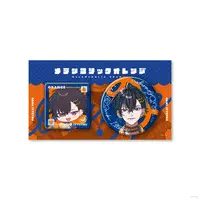 Saiki Ittetsu - Badge - Melancholic Orange - Nijisanji