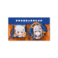Hakase Fuyuki - Badge - Melancholic Orange - Nijisanji