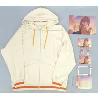 Sendo Yuuhi - Clothes - Badge - Plastic Folder - Stationery - Postcard - Birthday Merch Complete Set - Hoodie - Picture Frames - VSPO! Size-XL