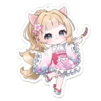 Sakuragawa Uri - Key Chain - Acrylic Key Chain - VTuber Size-70mm 