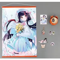 Choya Hanabi - Tapestry - Badge - Acrylic stand - Stickers - Postcard - Birthday Merch Complete Set - Voice Alarm Clock - VSPO!