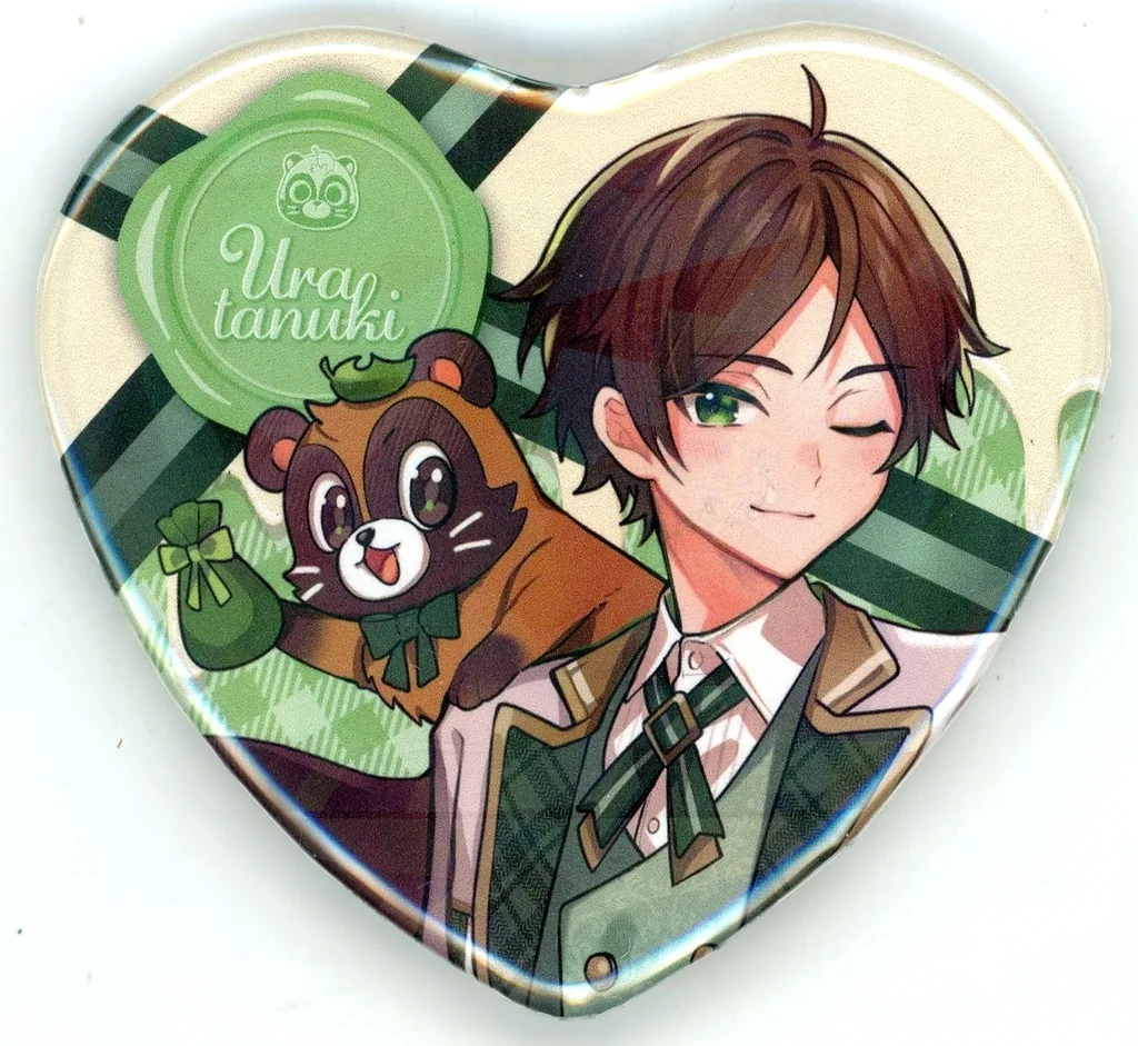 Uratanuki - Badge - SoraMafuUraSaka