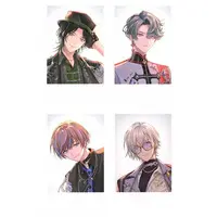 BY THE BEAT - Nijisanji Welcome Goods - Character Card - Freodore & Zeal Ginjoka & Kaelix Debonair & Seible (Random Item)
