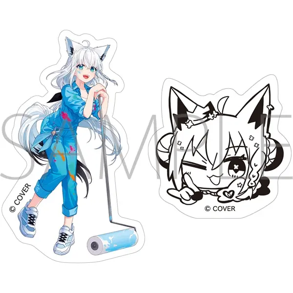 Shirakami Fubuki - ART JAM!!! Fair at Animate - Stickers - hololive GAMERS