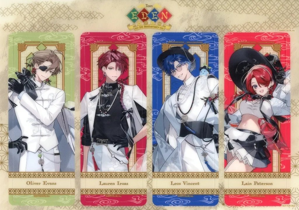Eden-gumi - Bookmark - Eden-gumi 5th Anniversary - Leos Vincent & Lauren Iroas & Oliver Evans