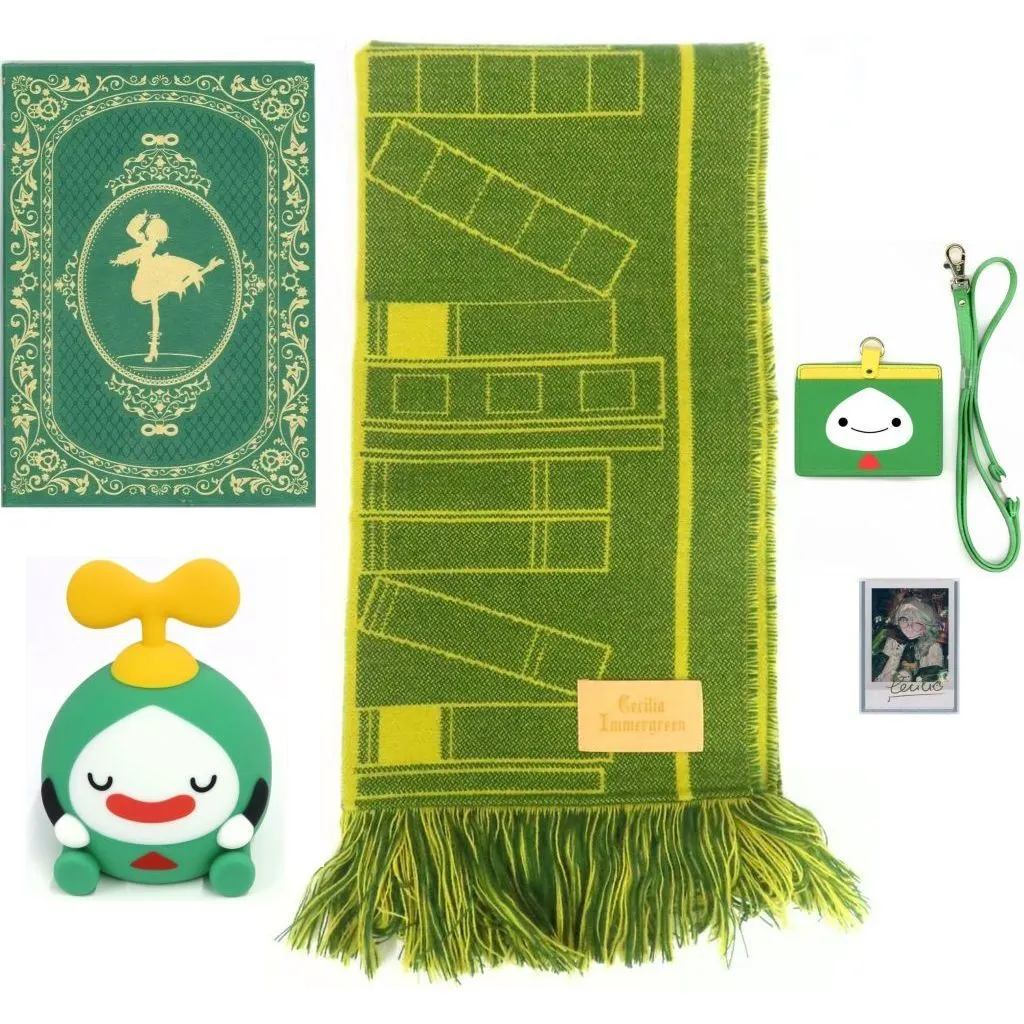 Cecilia Immergreen - Character Card - Stationery - Birthday Merch Complete Set - Notebook - Scarf - Card Holder - Night Light - hololive English