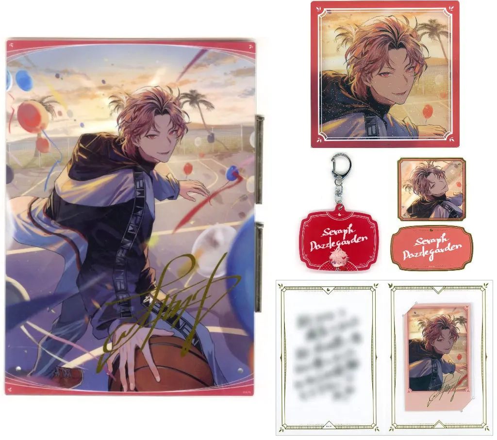 Seraph Dazzlegarden - Character Card - Acrylic Art Plate - Birthday Merch Complete Set - Acrylic Block - NIJISANJI Petit - VOLTACTION