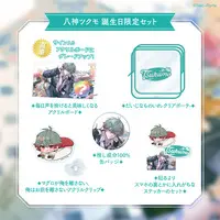 Yagami Tsukumo - Badge - Stickers - Acrylic Art Plate - Birthday Merch Complete Set - Clip - Pouch - Neo-Porte