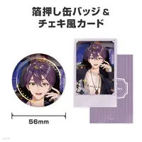Kenmochi Toya - Character Card - Badge - NIJISANJI Petit - Nijisanji