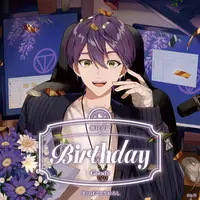 Kenmochi Toya - Character Card - Acrylic Art Plate - Birthday Merch Complete Set - Acrylic Block - NIJISANJI Petit - Nijisanji