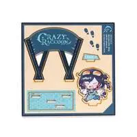 Uruca - Wooden Standee - Crazy Raccoon