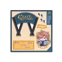 Arisakaaa - Wooden Standee - Crazy Raccoon