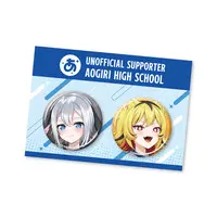 Yano Kuromu & Urutora Garu - Badge - Aogiri High School