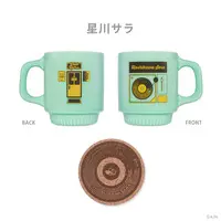 Hoshikawa Sara - Tableware - Coaster - CLUB RETRO - Nijisanji