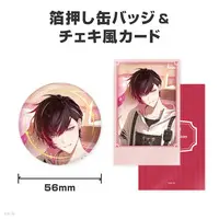 Ver Vermillion - Character Card - Badge - NIJISANJI Petit - Nijisanji