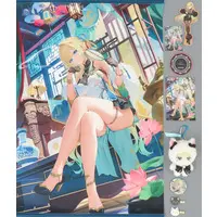 Aizawa Ema - Tapestry - Badge - Acrylic stand - Stickers - Plush - Postcard - Birthday Merch Complete Set - Clip - VSPO!