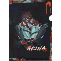 Saegusa Akina - Plastic Folder - Stationery - Nijisanji