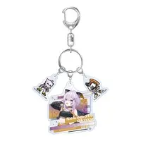 Nekomata Okayu Mega Man x hololive Triple Acrylic Keychain