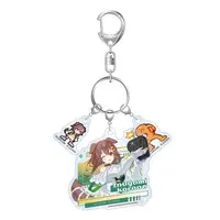 Inugami Korone Mega Man x hololive Triple Acrylic Keychain