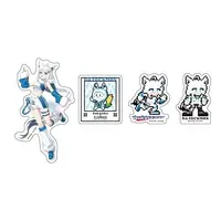 Shirakami Fubuki Mega Man x hololive Diorama Stickers