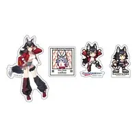 Ookami Mio Mega Man x hololive Diorama Stickers