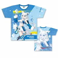 Shirakami Fubuki hololive x Mega Man T-shirts