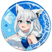 Shirakami Fubuki  hololive x Mega Man Badge