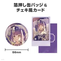 Shizuka Rin - Character Card - Badge - NIJISANJI Petit - Nijisanji