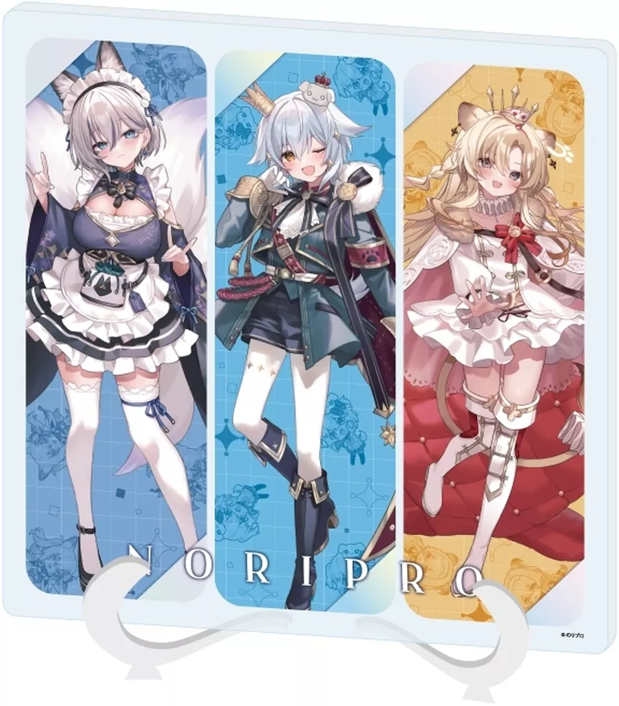 NoriPro - Acrylic stand - Illustration Board - Inuyama Tamaki & Inari Iroha & Regrush Lionheart