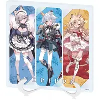 NoriPro - Acrylic stand - Illustration Board - Inuyama Tamaki & Inari Iroha & Regrush Lionheart