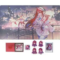 Elizabeth Rose Bloodflame - Desk Mat - Trading Card Supplies - Badge - Pin - hololive English (Random Item)
